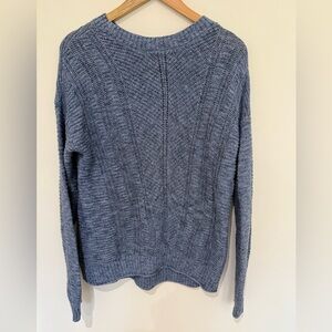 Sonoma Women's Textured Blue Sweater size medium